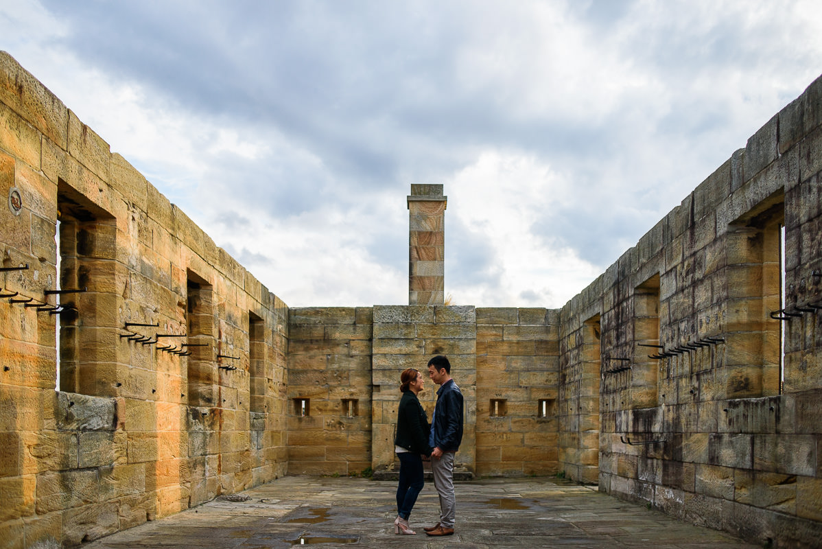 cockatoo island engagement photos