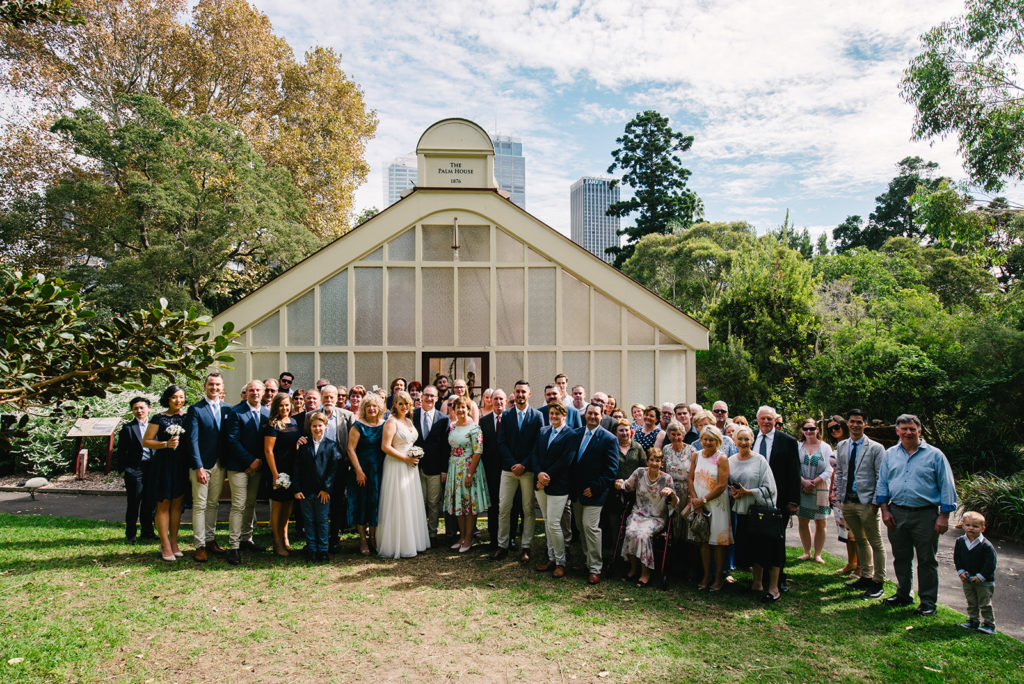 palm house and garden royal botanic garden wedding