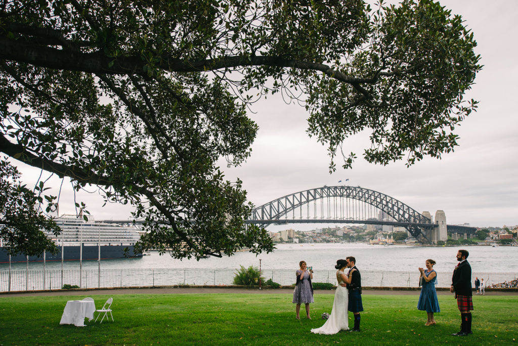 Royal Botanic Garden Wedding Ceremony Location - Tarpien Lawn