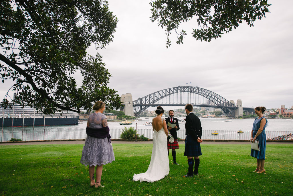 Royal Botanic Garden Wedding Ceremony Location - Tarpien Lawn