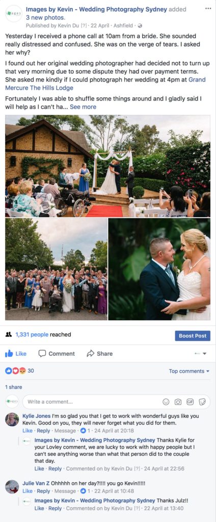 Why Choosing the Wrong Photographer can be a very big mistake!