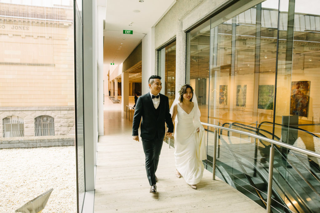 chiswick at the art gallery wedding