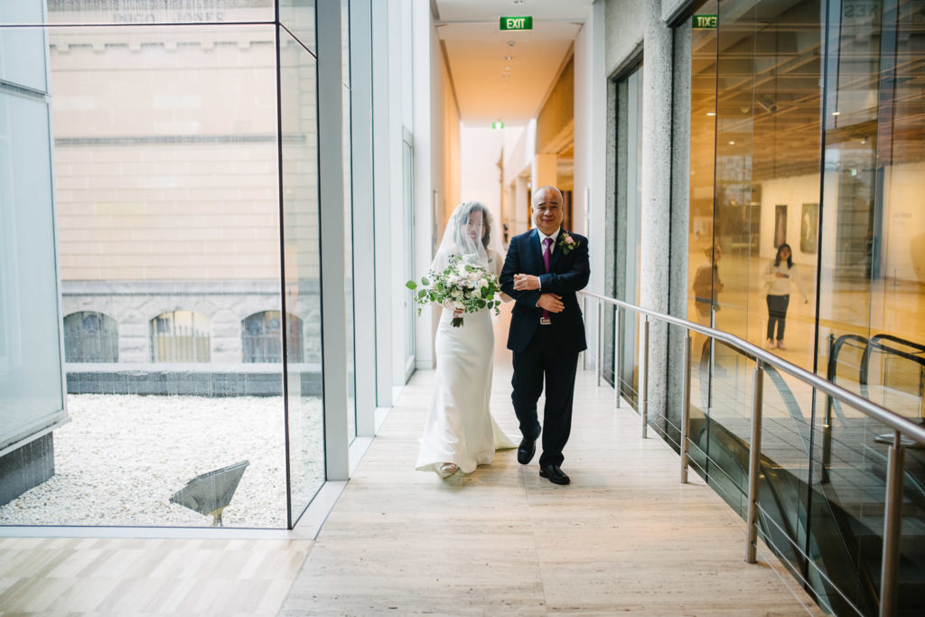 chiswick at the art gallery wedding