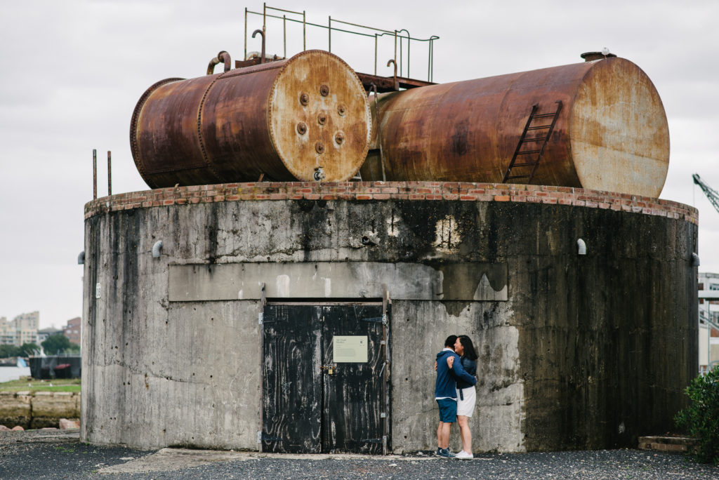 cockatoo island engagement session