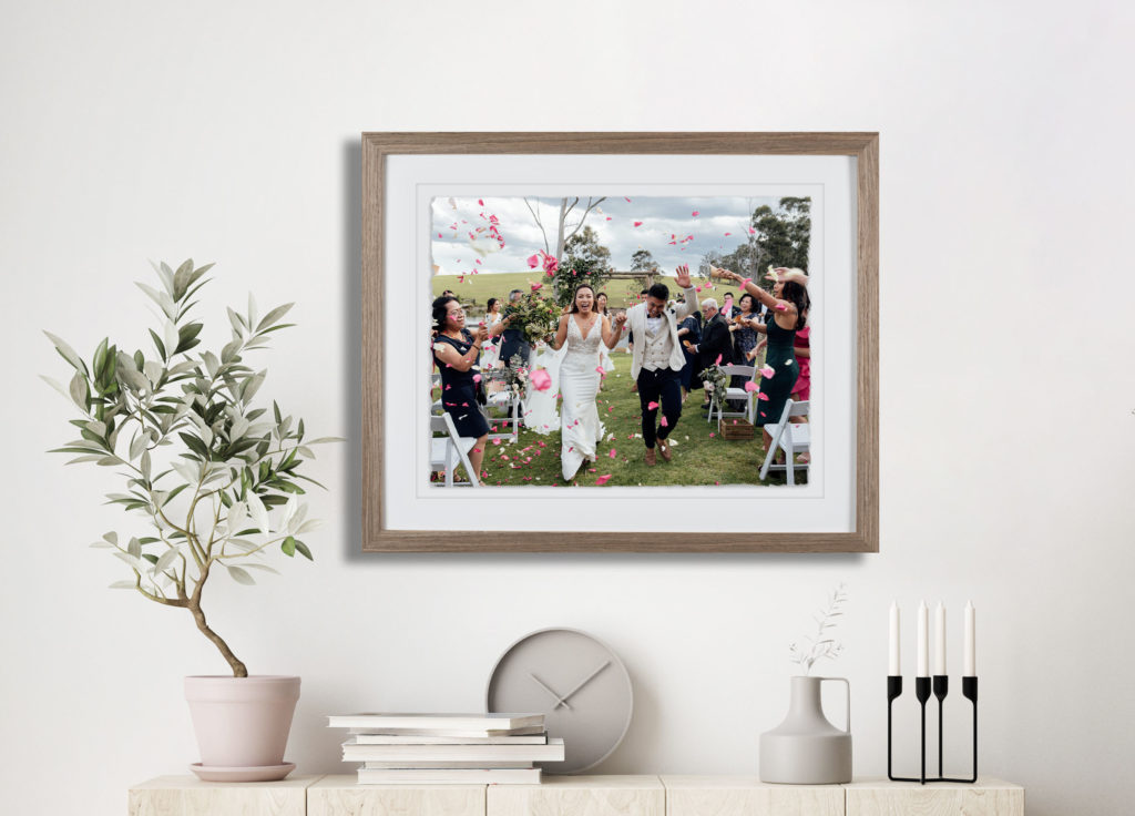 framed fine art print 