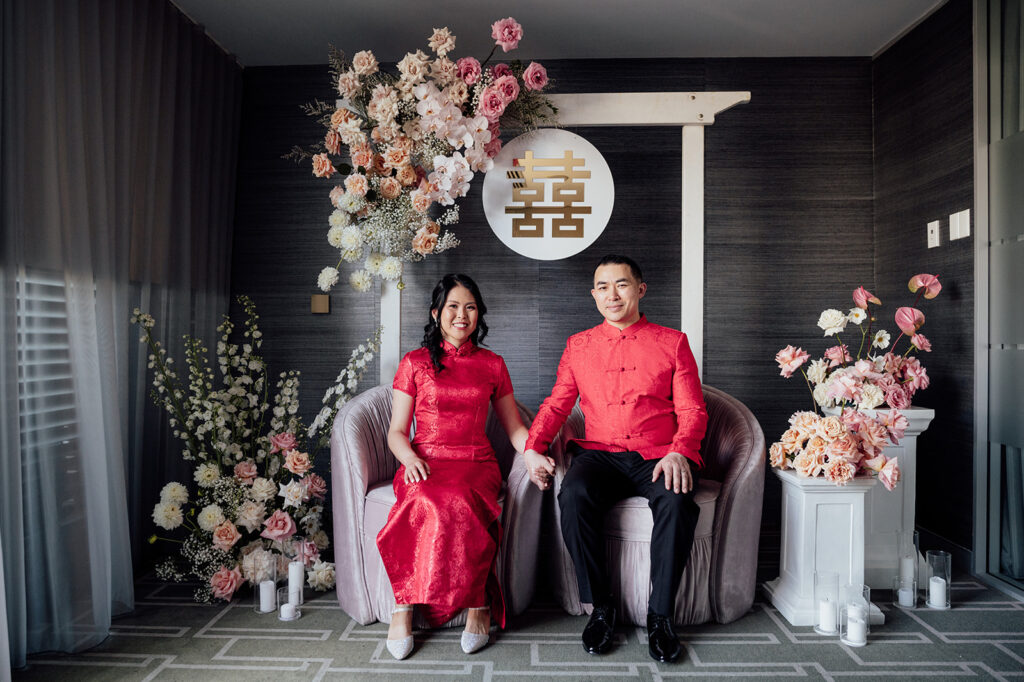 Chinese tea ceremony setup idea