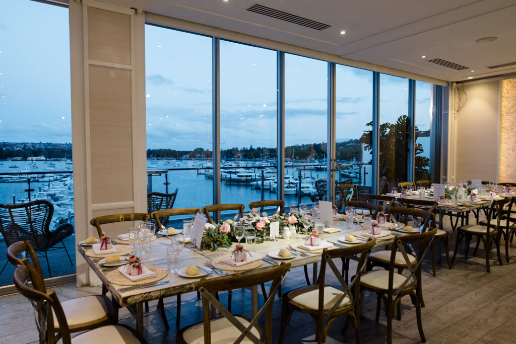 zest waterfront venues point piper wedding

