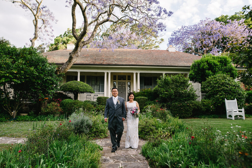 Eryldene historic house garden ceremony
