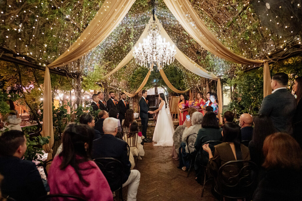 grounds of Alexandria wedding ceremony