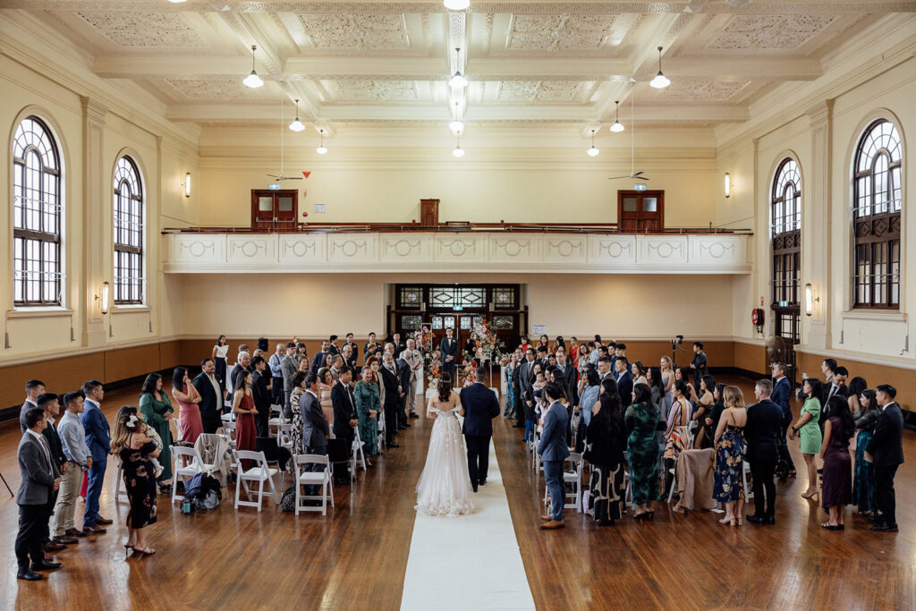 marrickville town hall wedding ceremony